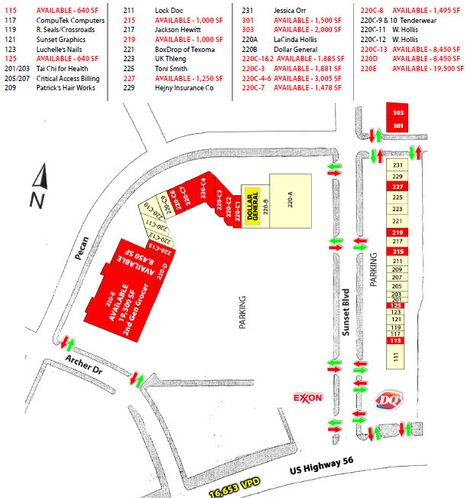 Westwood Village Center: 215 Sunset Blvd, Sherman, TX 75092